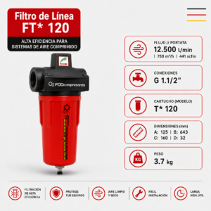 filtro de linea ft120